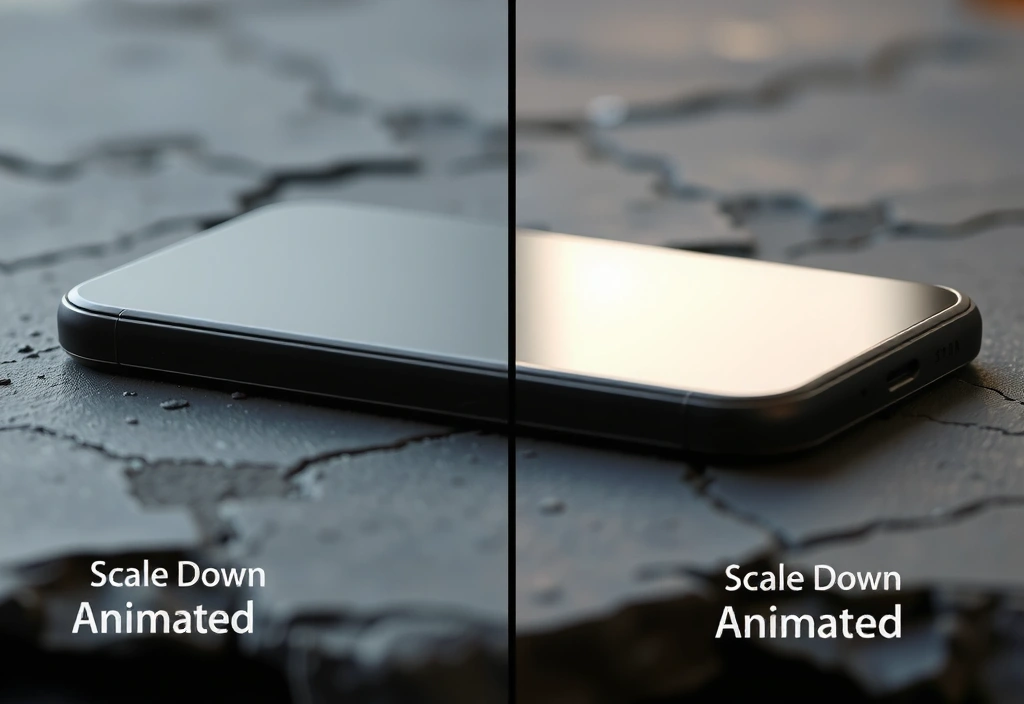 Static vs Animated button comparison